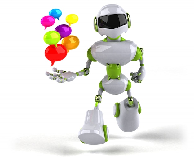 Groene robotanimatie