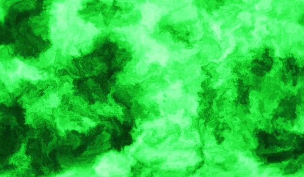 groene rookwolken bewegen turbulent op een witte achtergrond