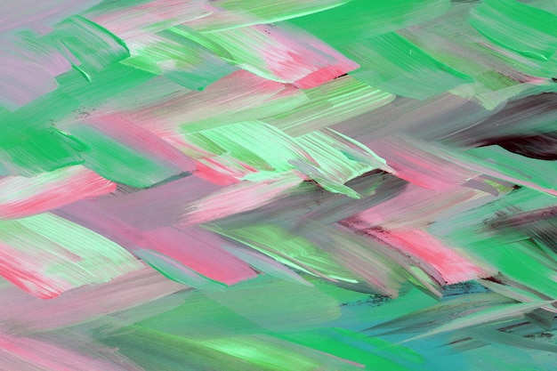 Groene roze bruine acrylolieverfschilderijtextuur
