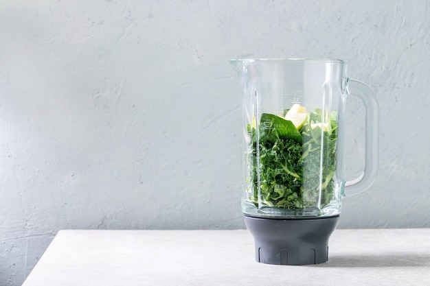 Groene spinazie appel smoothie