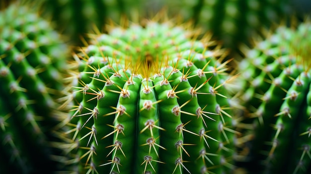 Groene succulente plant close-up foto.