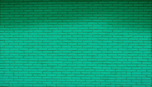 Groene textuur van bakstenen muur Muur met grunge achtergrond