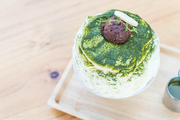 groene thee bingsu