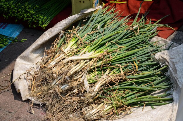 Groene ui in de markt