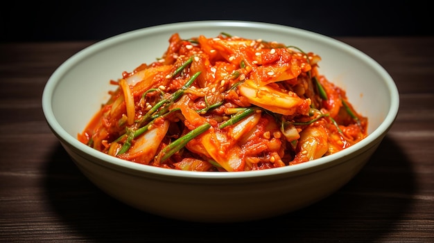 groene ui kimchi Koreaans eten