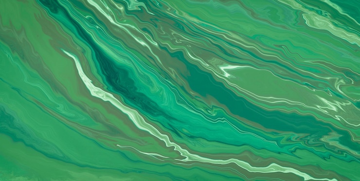 Foto groene vloeibare marmertextuur