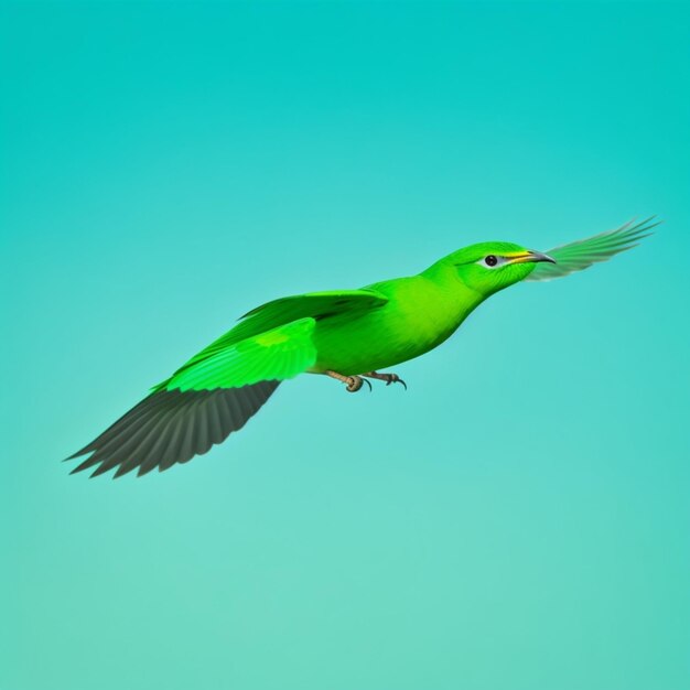 groene vogel