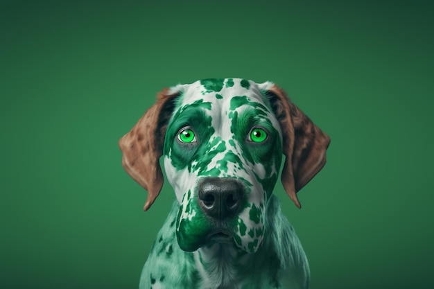 Groene zure hond Generatieve AI