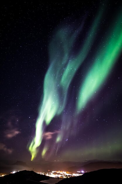 Groenlands noorderlicht nabij Nuuk, oktober 2015