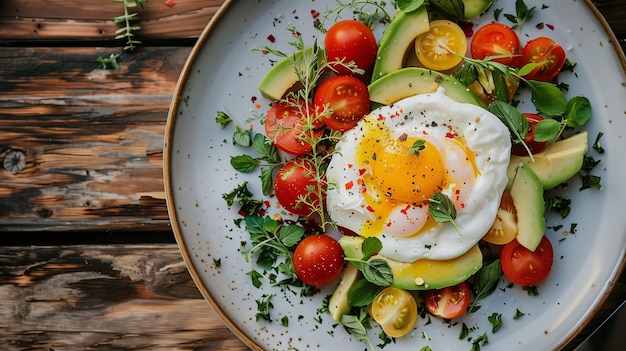 groente salade met kaas