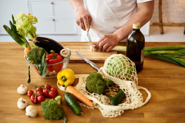 Groenten in de keuken