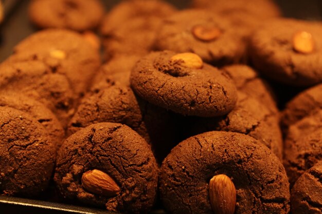 Groep geassorteerde koekjes Chocolate chip havermout rozijnen witte chocolade