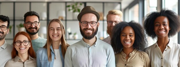 Foto groep mensen die samen staan