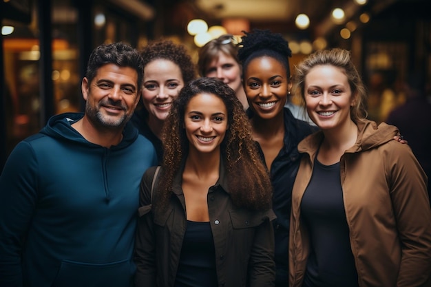 Groep Uitvoerende Werknemers Staande Generatieve AI