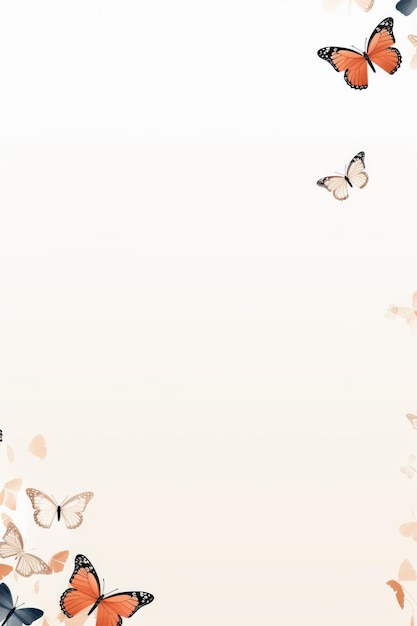 Foto groep vlinders in vlucht