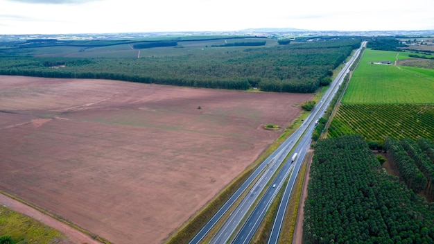 Grond van een plantageboerderij in So Paulo, Brazilië. De plantage starten