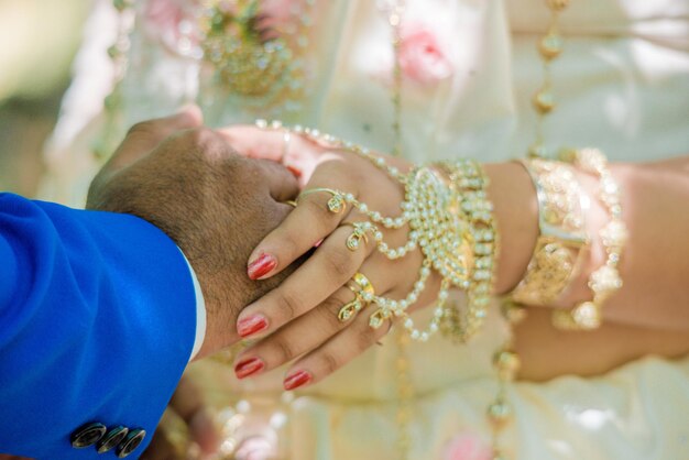 groom hand