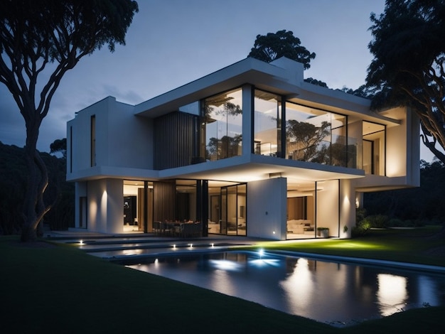 Groot modern mooi huis