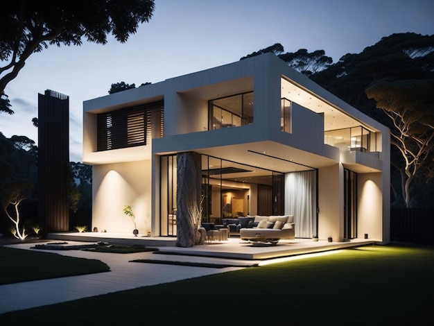 Groot modern mooi huis