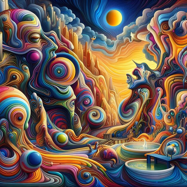 Groovy psychedelic