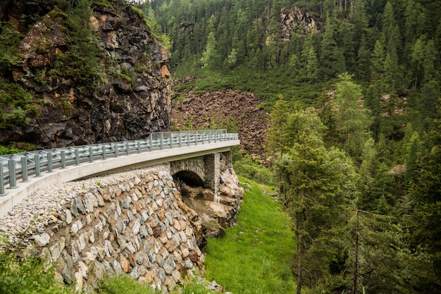 Grossglockner bergweg in de zomer in Oostenrijk