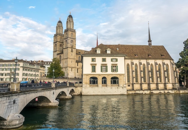 Grossmunster church in Zurich