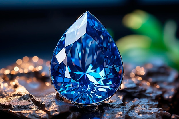 Grote blauwe diamant Generatieve AI