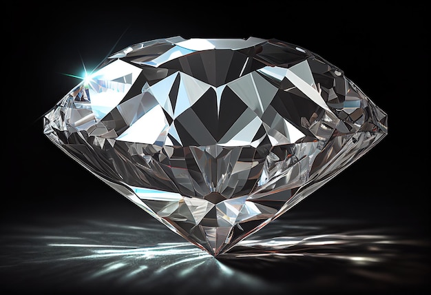 Grote diamant illustratie AI generatief