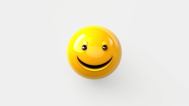 Grote glimlach emoticon 3d cartoon