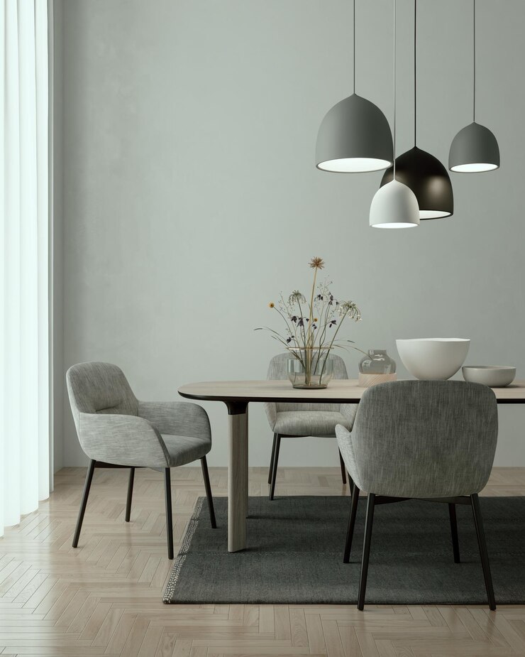Foto grote luxe moderne heldere interieurs woonkamer mockup illustratie 3d rendering afbeelding
