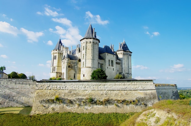 Grote middeleeuwse catles van de loire-vallei