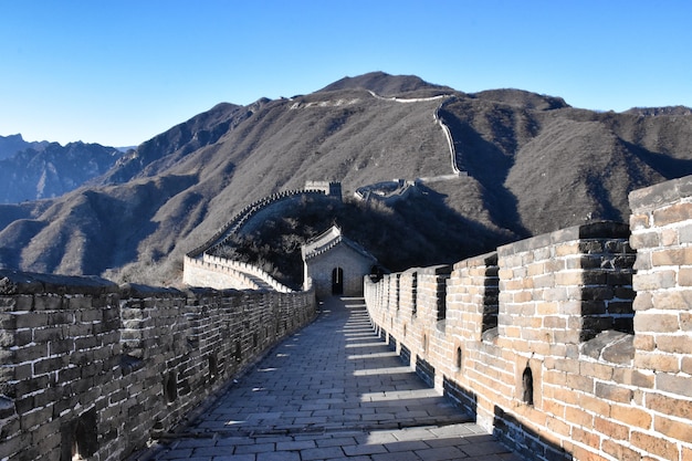 Foto grote muur van china