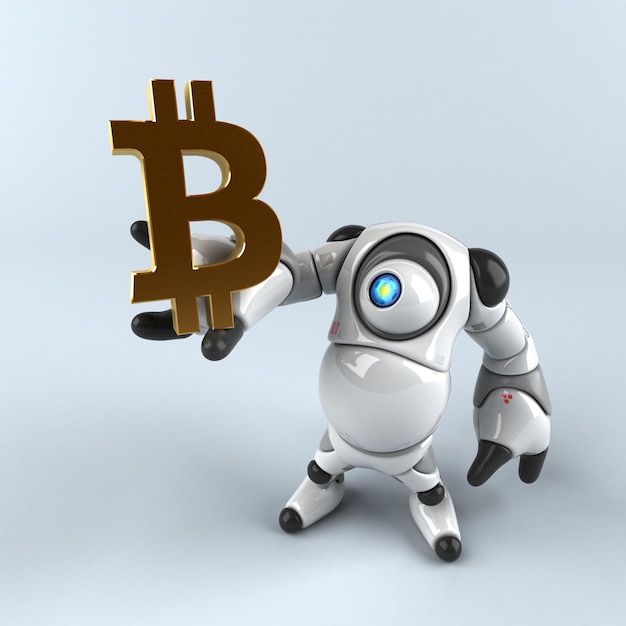 Grote robot 3D illustratie