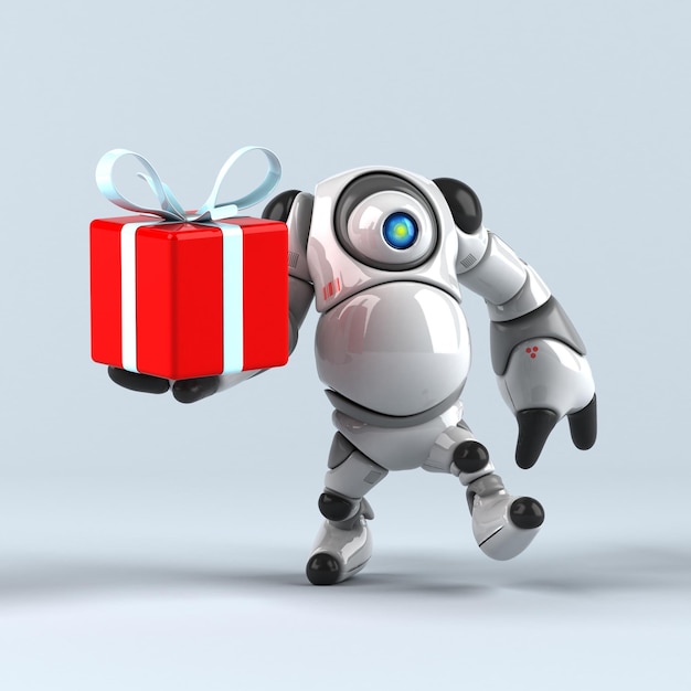 Grote robot 3D illustratie