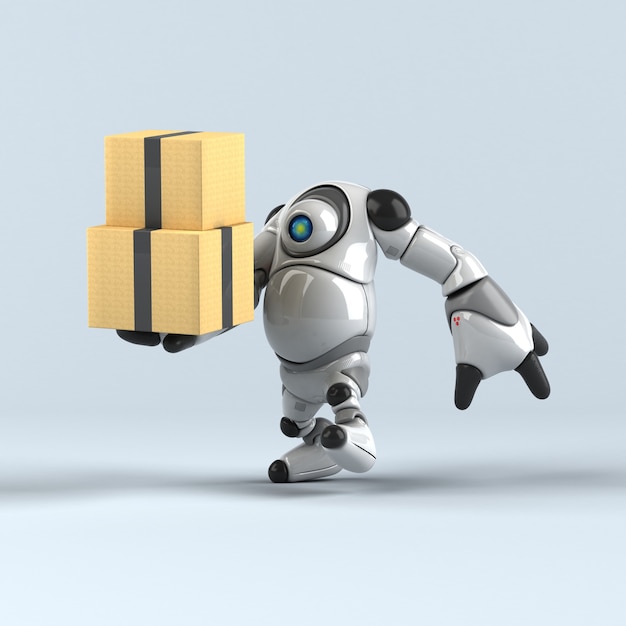 Grote robot - 3D-personage
