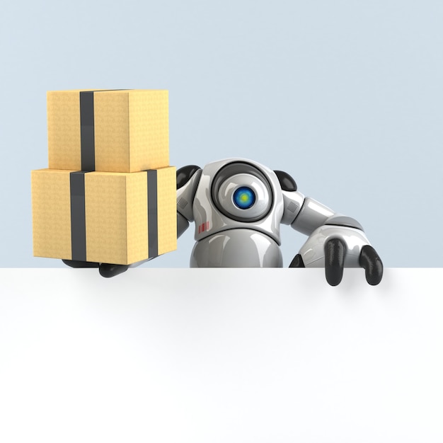 Grote robot - 3D-personage