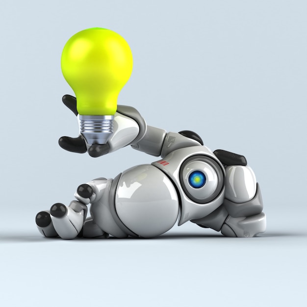 Grote robot - 3D-personage