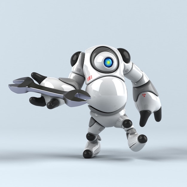 Grote robot - 3D-personage