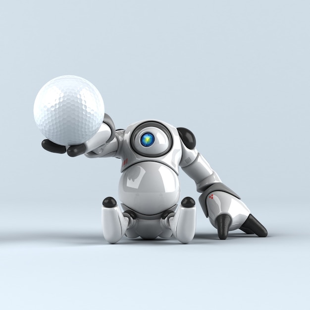 Grote robot - 3D-personage