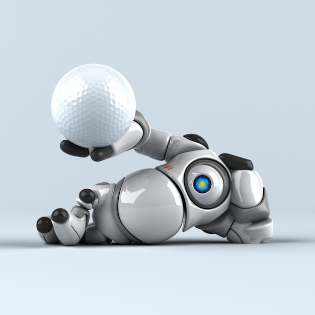 Grote robot - 3D-personage