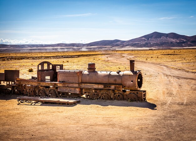 Grote trein kerkhof, Uyuni, Bolivia