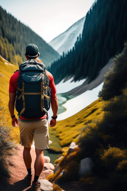 Grote wandel- en trekkingrugzak