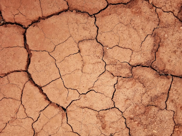 The ground has cracks in the top view for the background