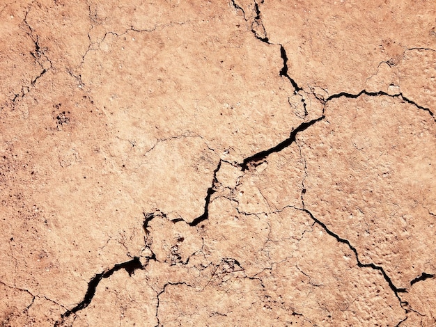 The ground has cracks in the top view for the background