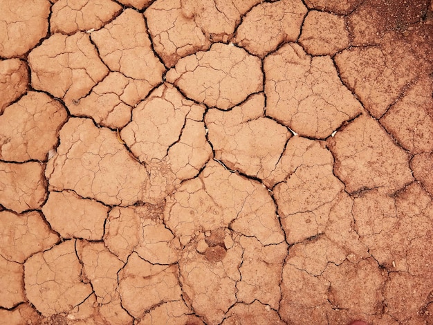 The ground has cracks in the top view for the background