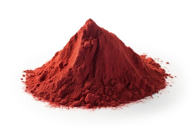 Ground Sumac spice isolated on a white background