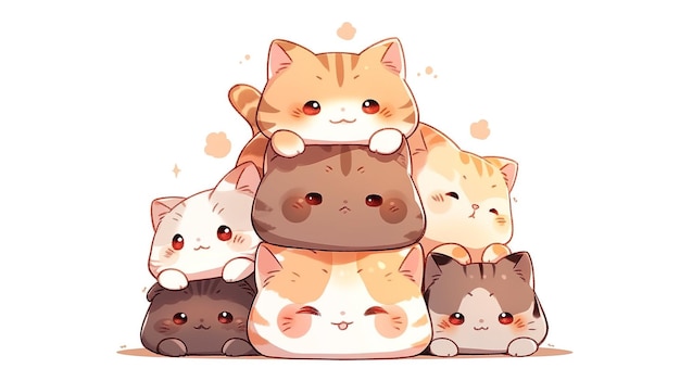 A group of adorable kittens