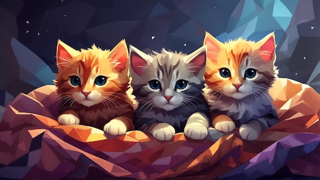 A group of adorable kittens