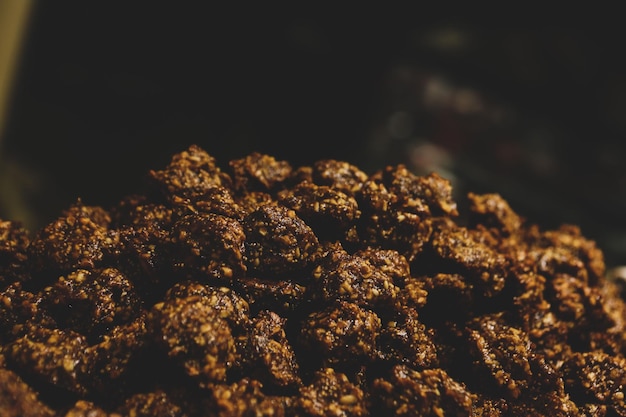 Group of assorted cookies Chocolate chip oatmeal raisin white chocolate