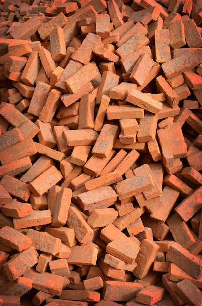 group of bricks square construction materials